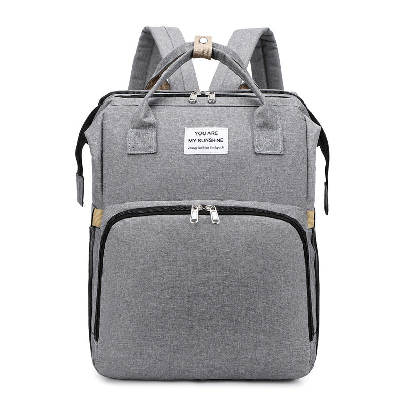 Baby Diaper Backpack with Bed Function