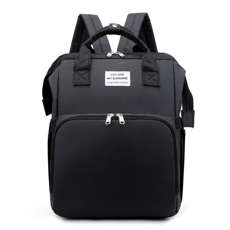 Baby Diaper Backpack with Bed Function