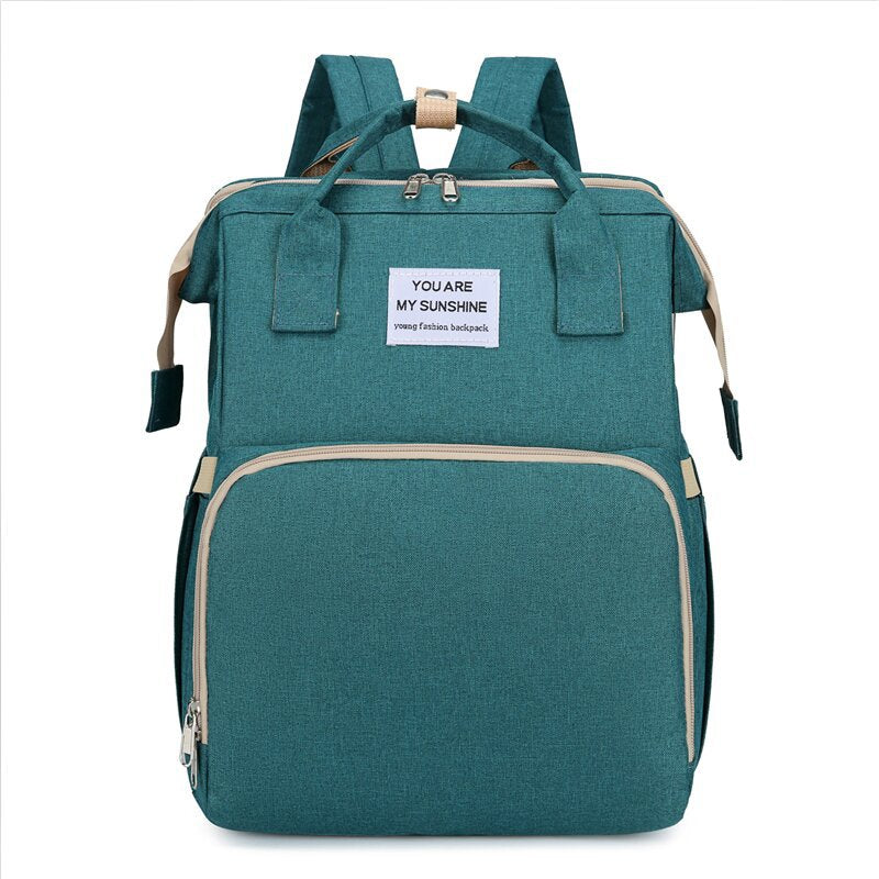 Baby Diaper Backpack with Bed Function
