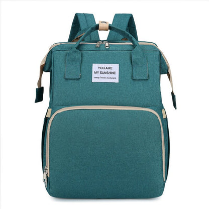 Baby Diaper Backpack with Bed Function