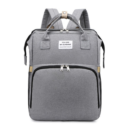 Baby Diaper Backpack with Bed Function
