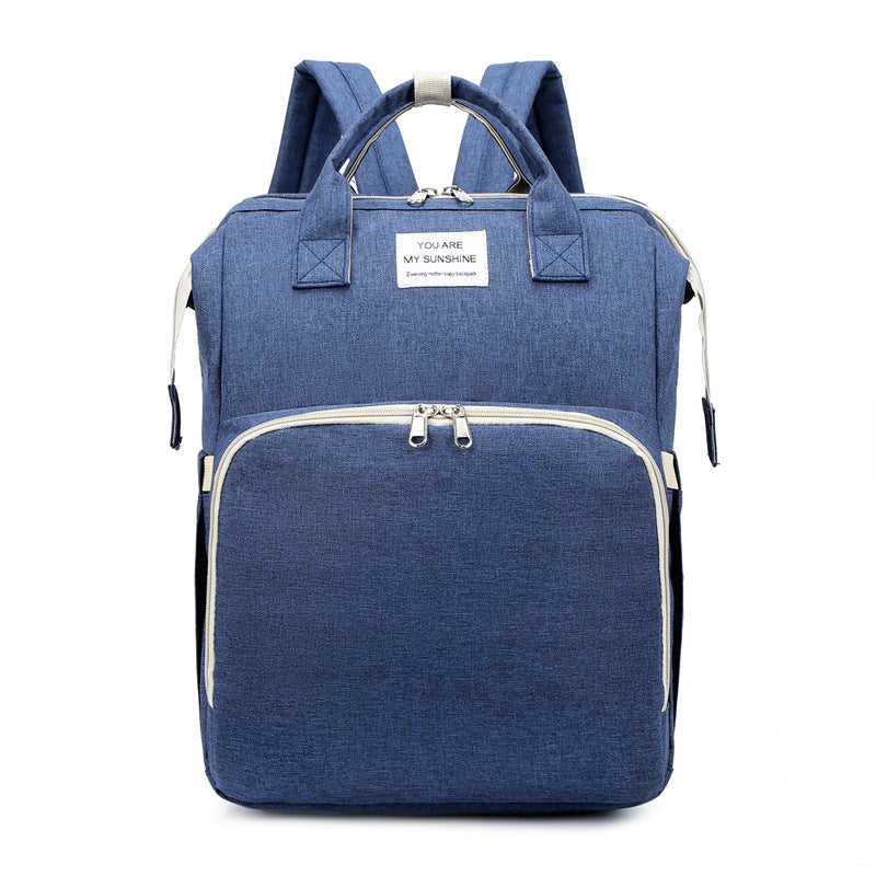 Baby Diaper Backpack with Bed Function