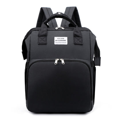 Baby Diaper Backpack with Bed Function