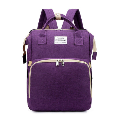 Baby Diaper Backpack with Bed Function