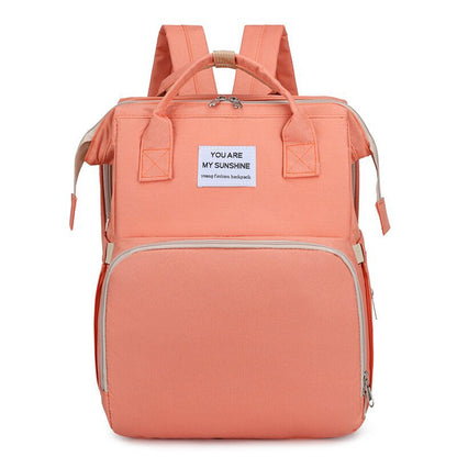 Baby Diaper Backpack with Bed Function
