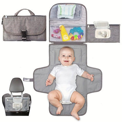 Portable Changing Mat / Diaper Bag | Foldable, Waterproof