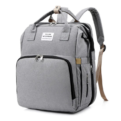Baby Diaper Backpack with Bed Function